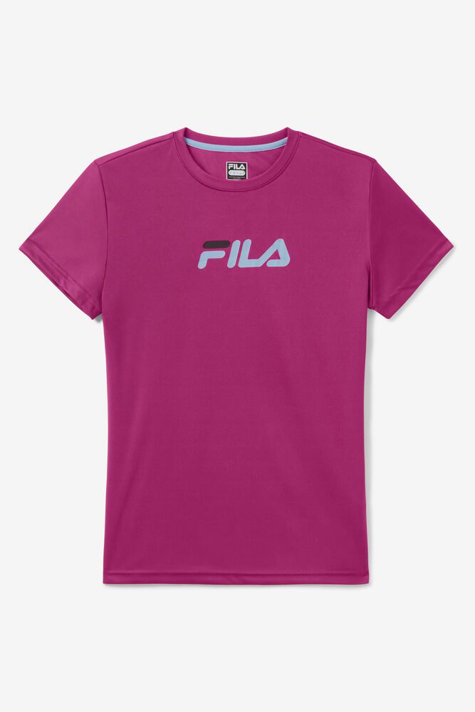 Fila T-Shirt Womens Pink No Sweat - Ireland 97025-MVXK